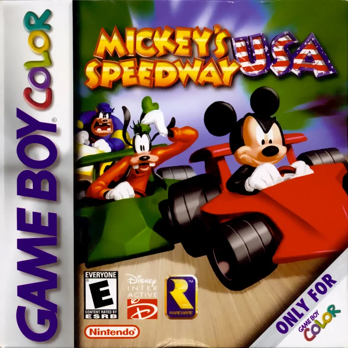 Jaquette de Mickeys Speedway USA 1 sur Game Boy Color