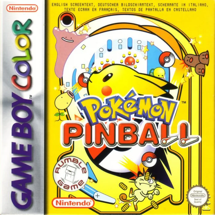 Jaquette de Pokemon Pinball sur Game Boy Color