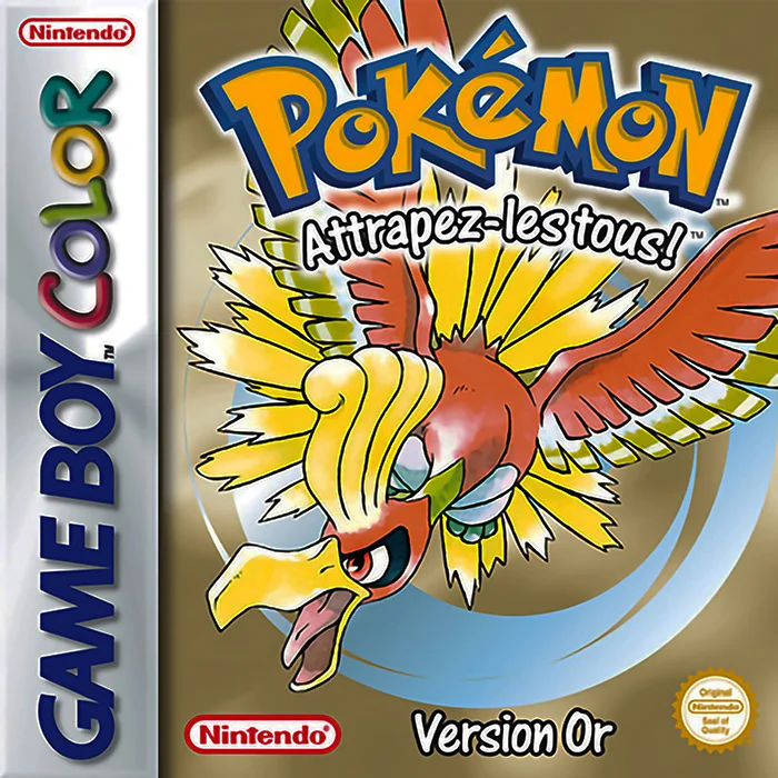Jaquette de Pokemon Version Or sur Game Boy Color