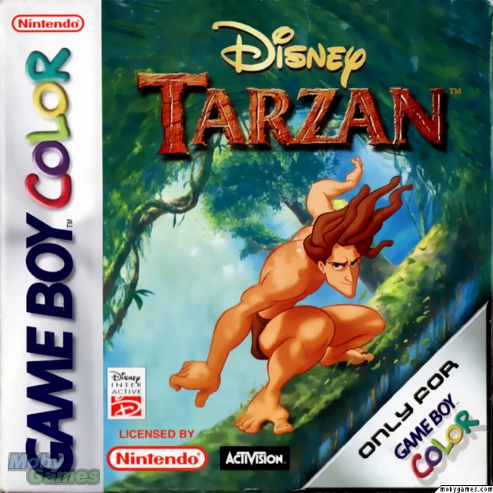 Jaquette de Tarzan sur Game Boy Color