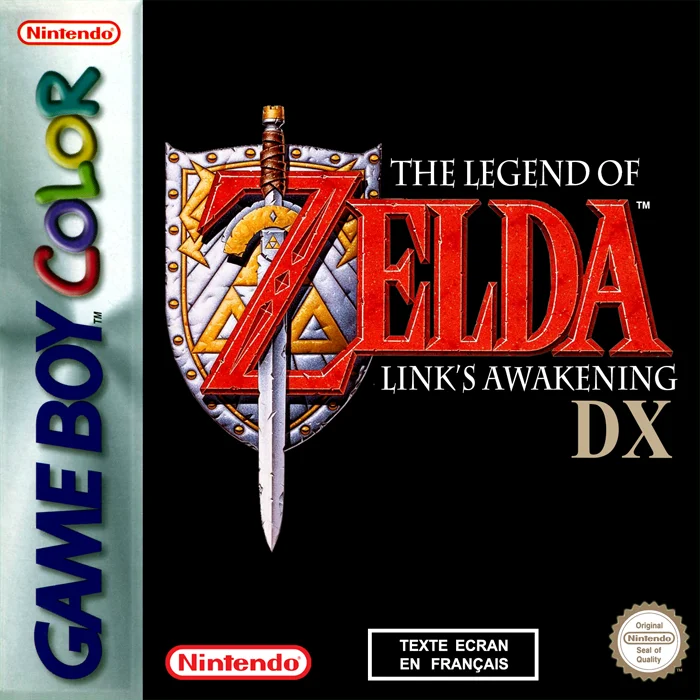Jaquette de The Legend of Zelda Links Awakening DX sur Game Boy Color