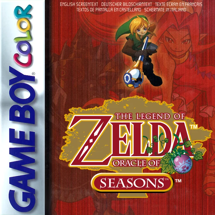 Jaquette de The Legend of Zelda Oracle of Seasons sur Game Boy Color