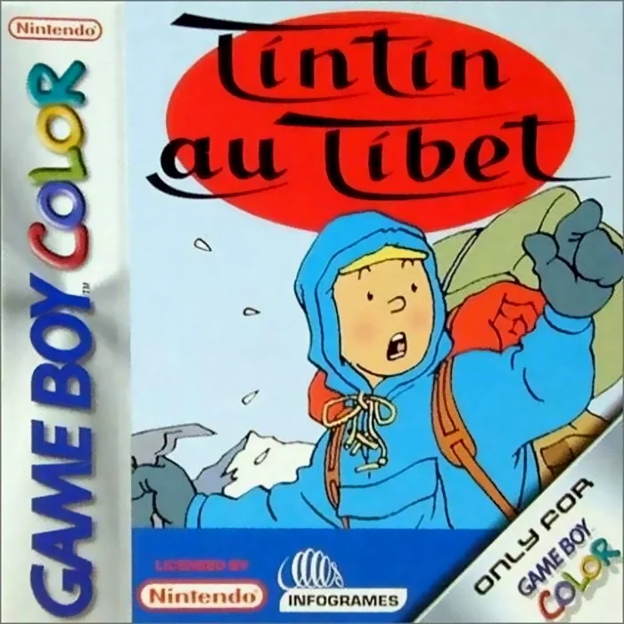 Jaquette de Tintin au Tibet sur Game Boy Color