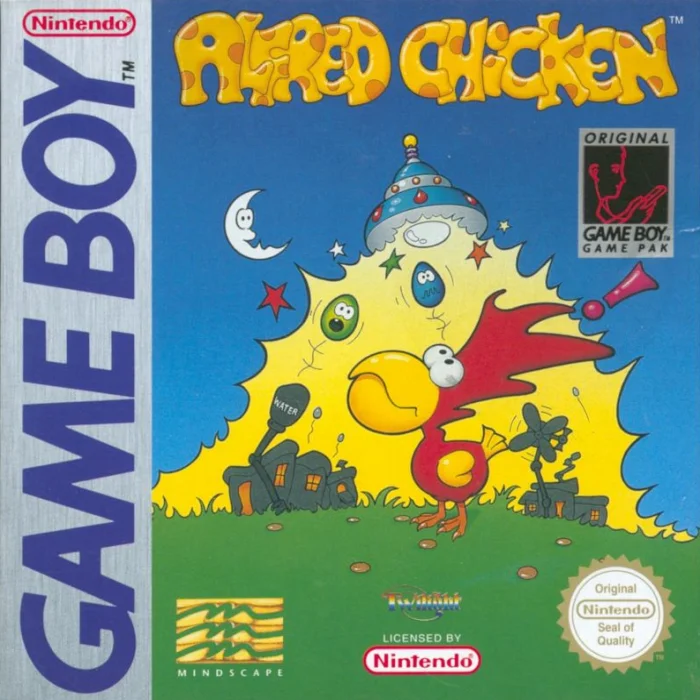 Jaquette de Alfred Chicken sur Game Boy