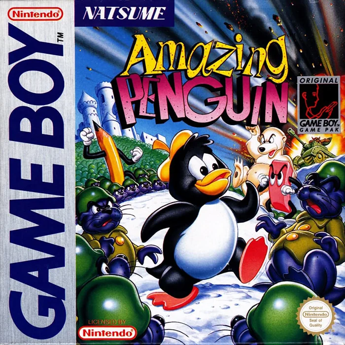 Jaquette de Amazing Penguin sur Game Boy