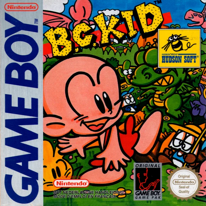 Jaquette de B.C. Kid sur Game Boy