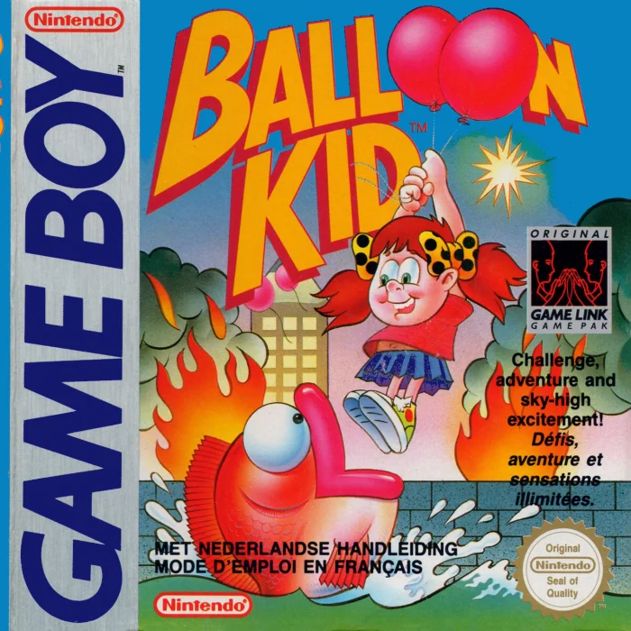 Jaquette de Balloon Kid sur Game Boy