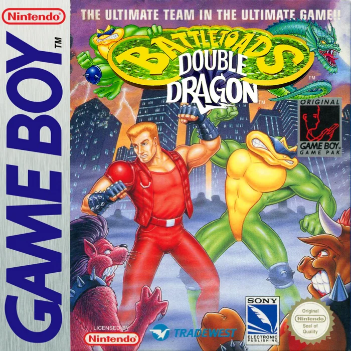 Jaquette de Battletoads Double Dragon sur Game Boy