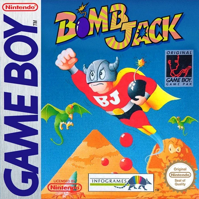 Jaquette de Bomb Jack sur Game Boy