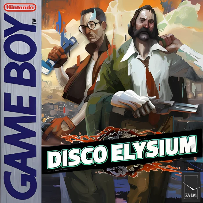 Jaquette de Disco Elysium Game Boy Edition sur Game Boy