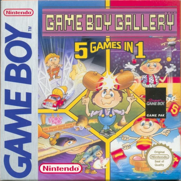 Jaquette de Game Boy Gallery 5 Games In One sur Game Boy