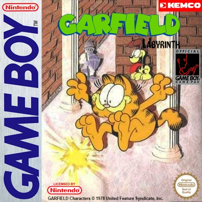 Jaquette de Garfield Labyrinth sur Game Boy