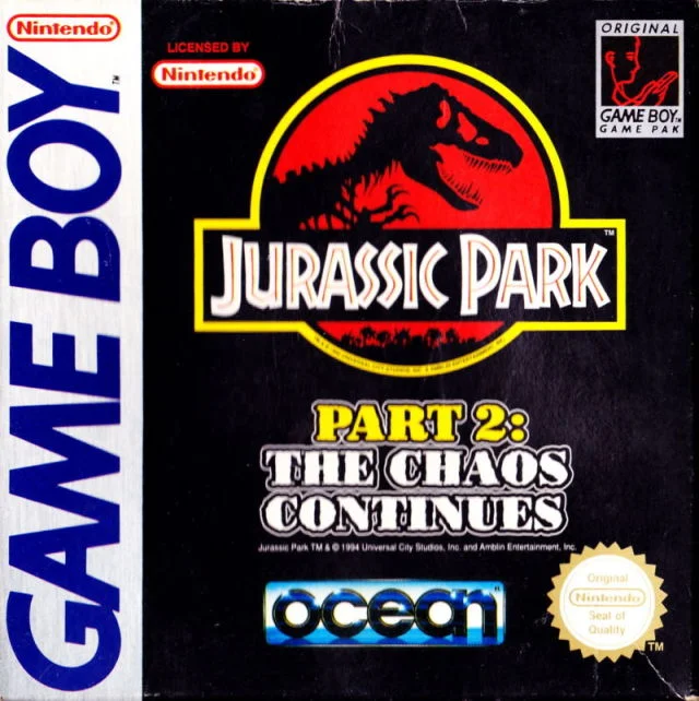 Jaquette de Jurassic Park Part 2 The Chaos Continues sur Game Boy