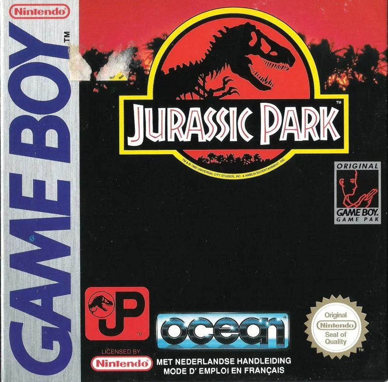 Jaquette de Jurassic Park sur Game Boy