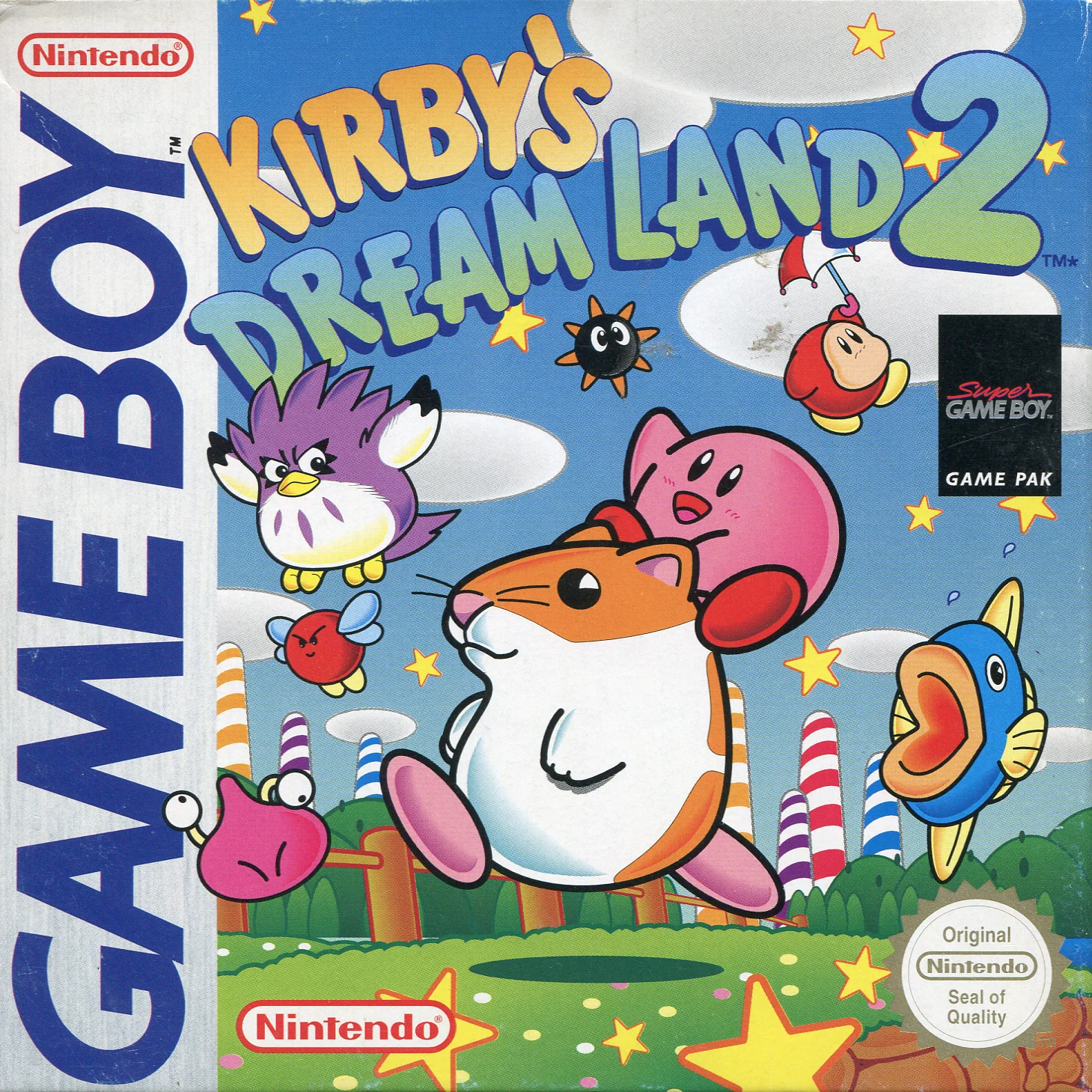 Jaquette de Kirbys Dream Land 2 sur Game Boy