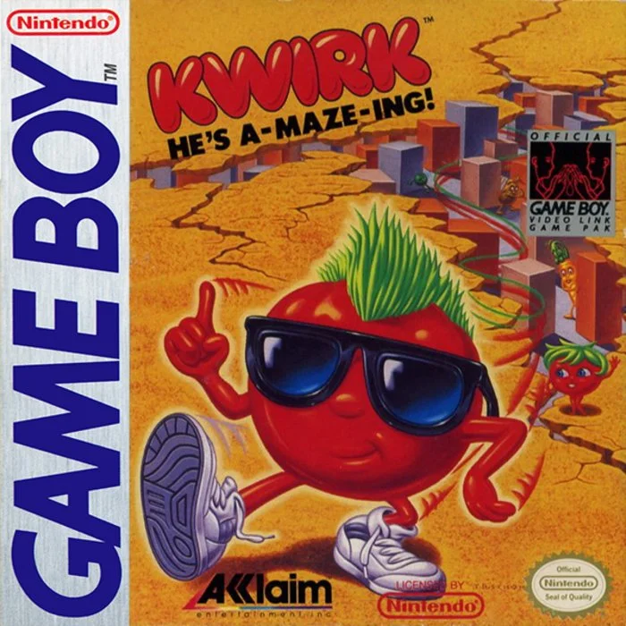 Jaquette de Kwirk Hes A maze ing sur Game Boy
