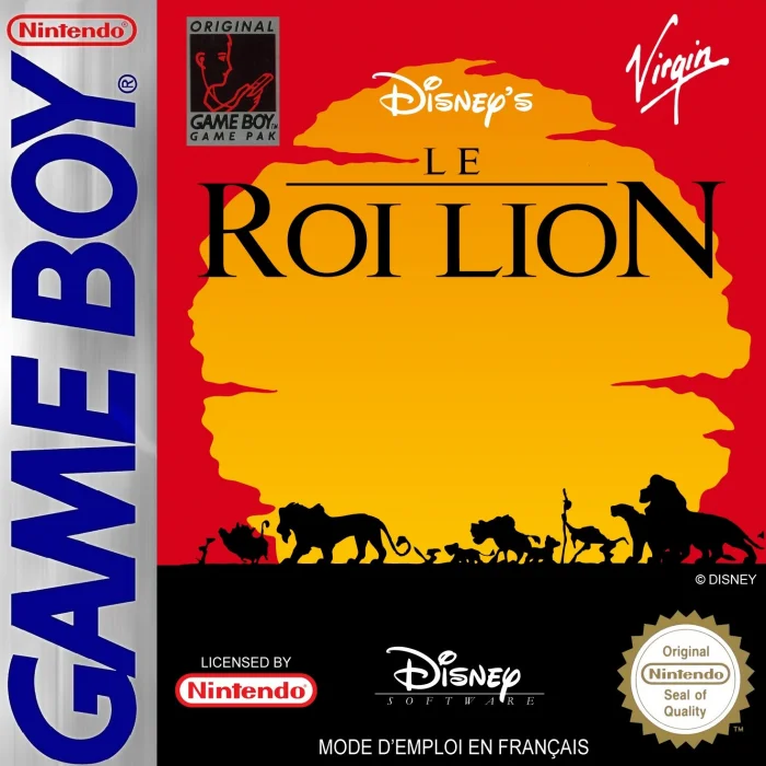 Jaquette de Le Roi Lion sur Game Boy