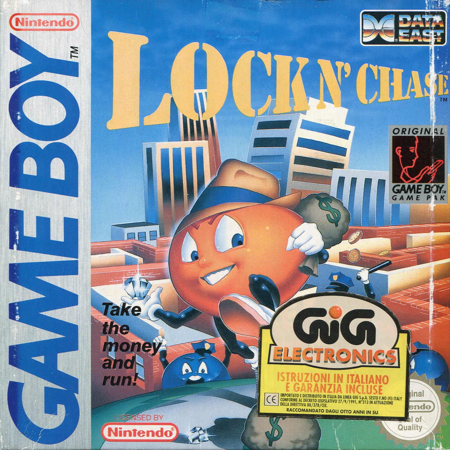 Jaquette de Lock n Chase sur Game Boy