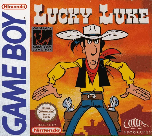 Jaquette de Lucky Luke sur Game Boy