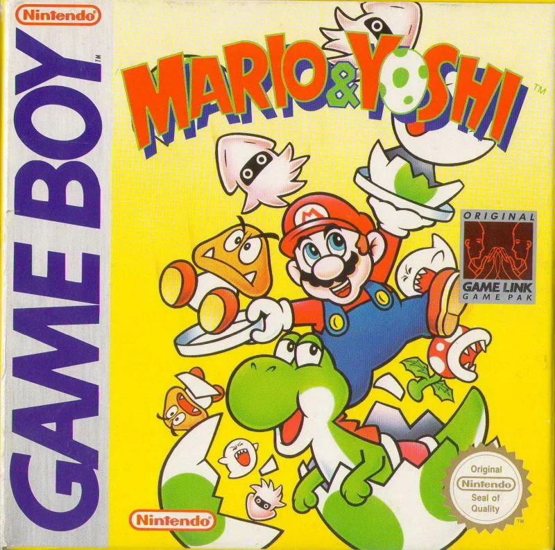 Jaquette de Mario Yoshi sur Game Boy