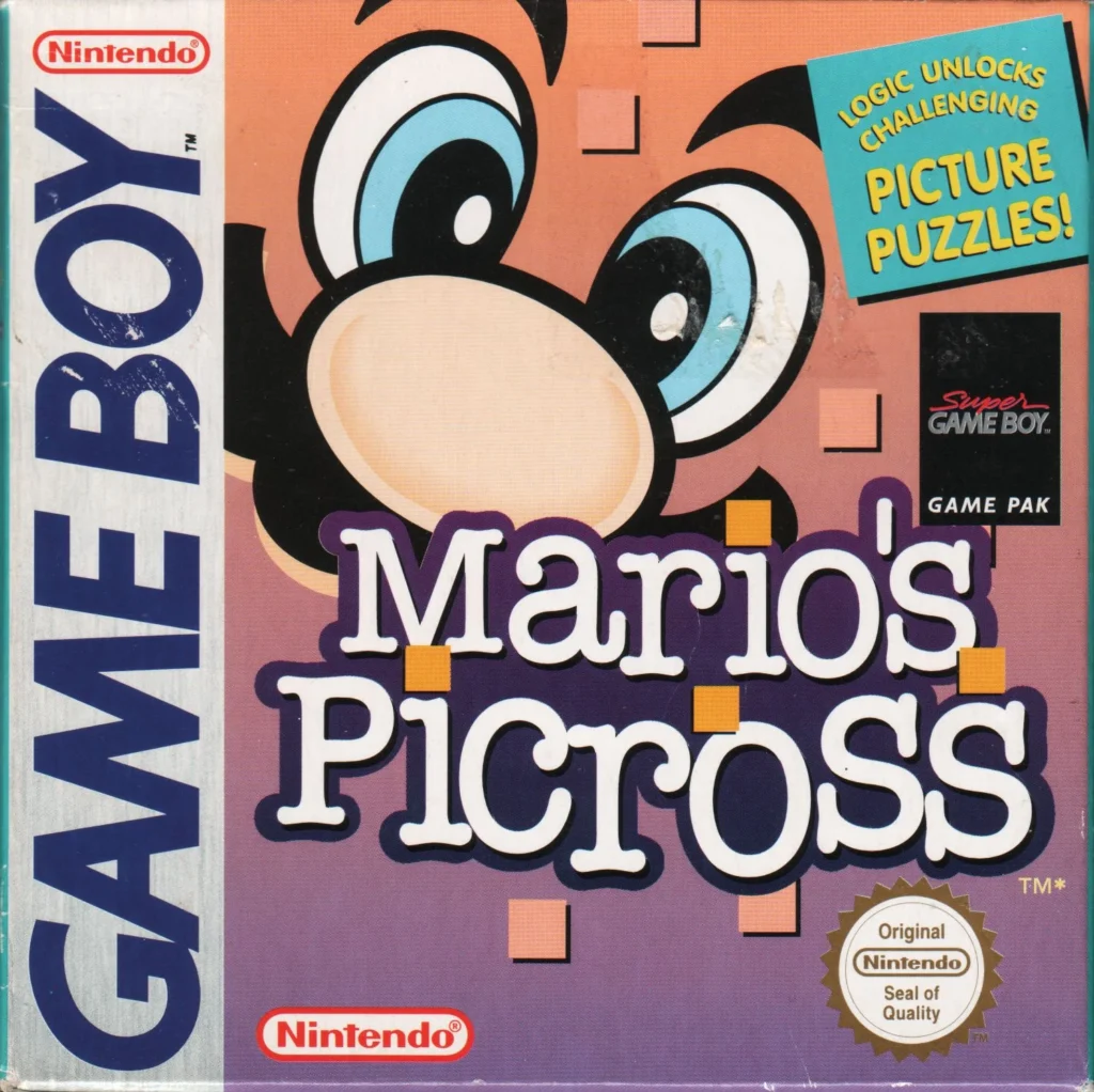 Jaquette de Marios Picross sur Game Boy