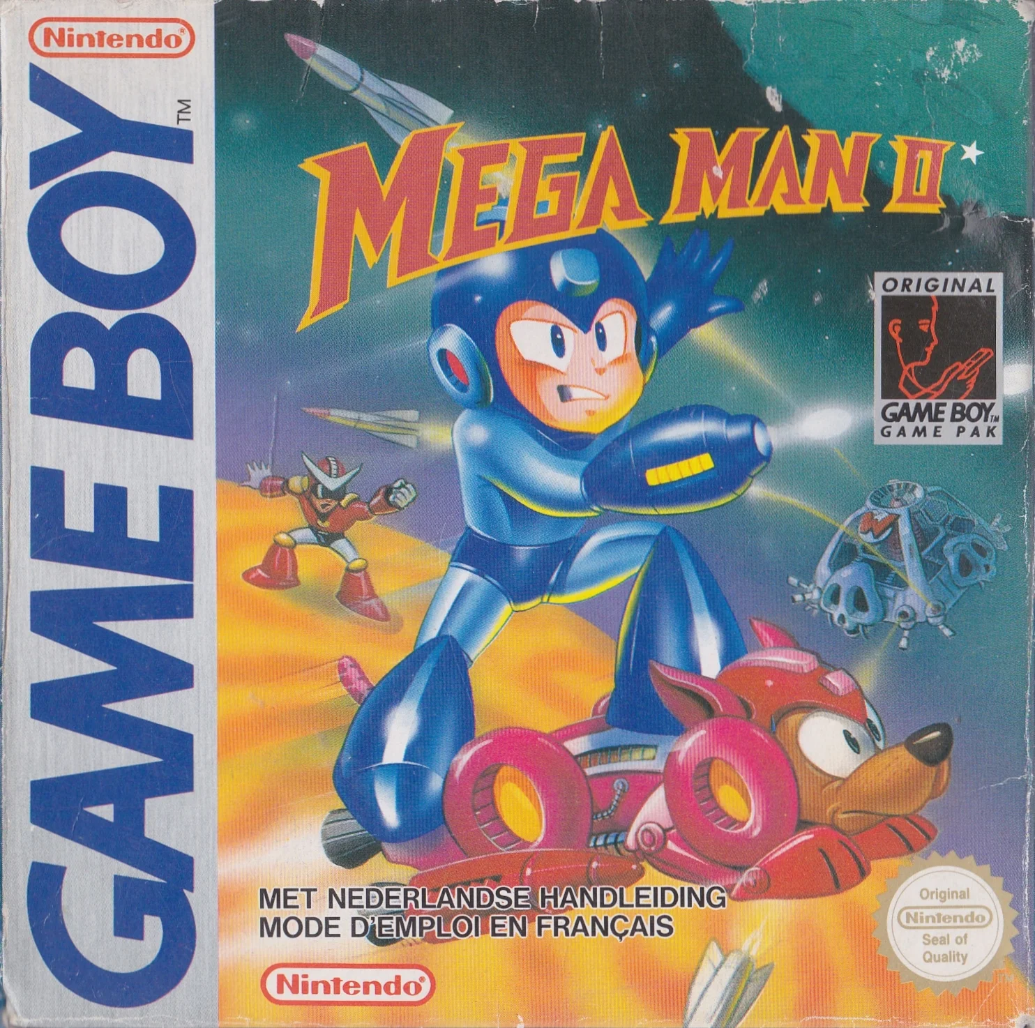 Jaquette de Mega Man II sur Game Boy