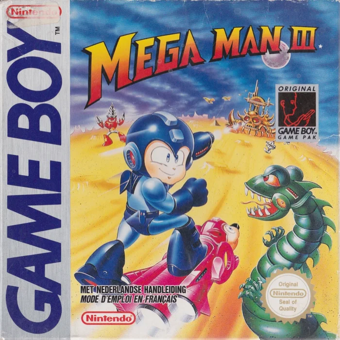 Jaquette de Mega Man III sur Game Boy