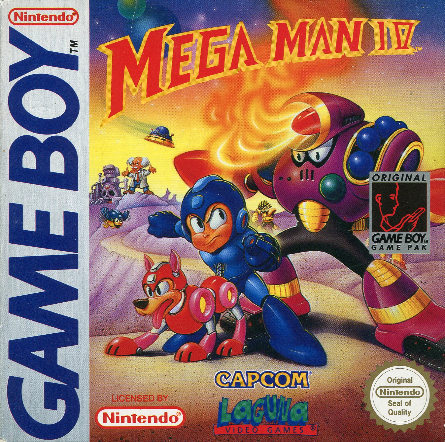 Jaquette de Mega Man IV sur Game Boy