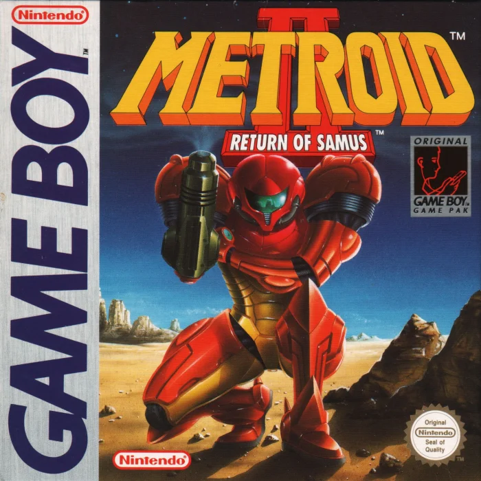 Jaquette de Metroid II Return of Samus sur Game Boy