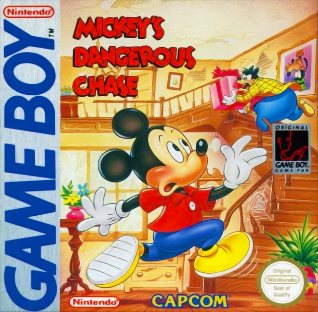 Jaquette de Mickeys Dangerous Chase sur Game Boy