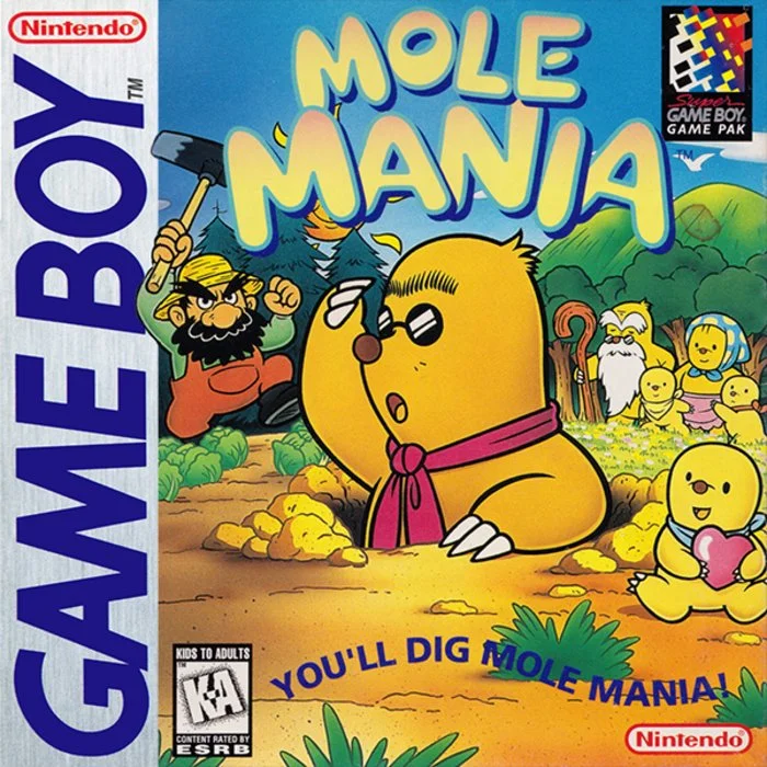 Jaquette de Mole Mania sur Game Boy