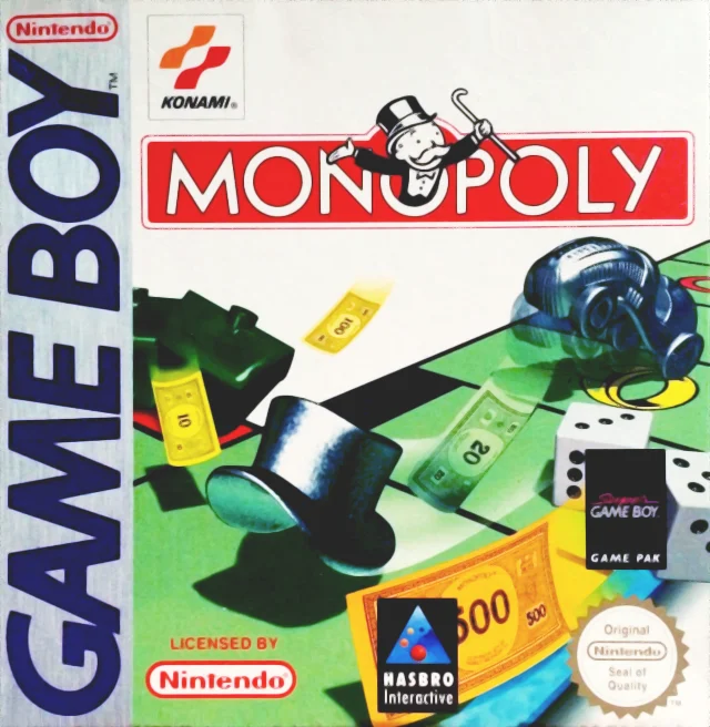 Jaquette de Monopoly sur Game Boy