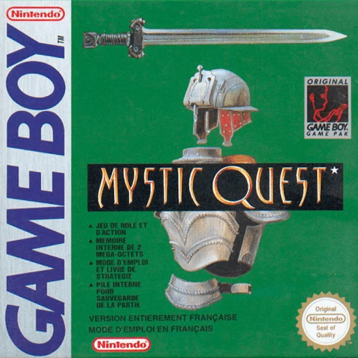 Jaquette de Mystic Quest sur Game Boy