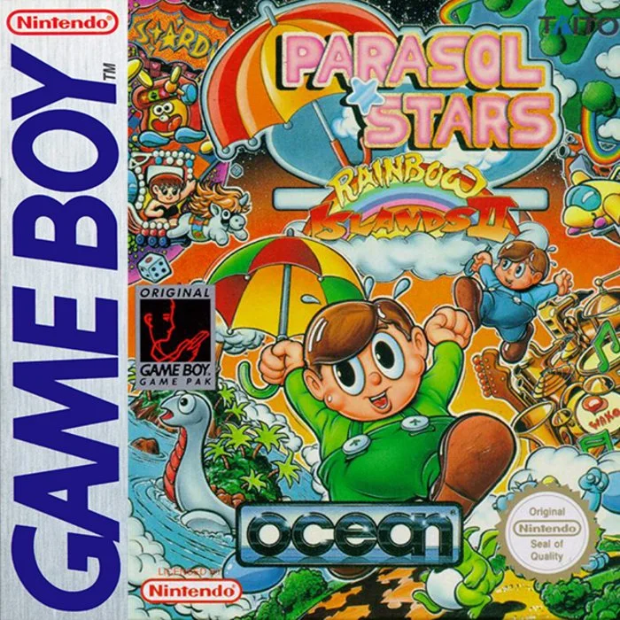 Jaquette de Parasol Stars Rainbow Islands II sur Game Boy