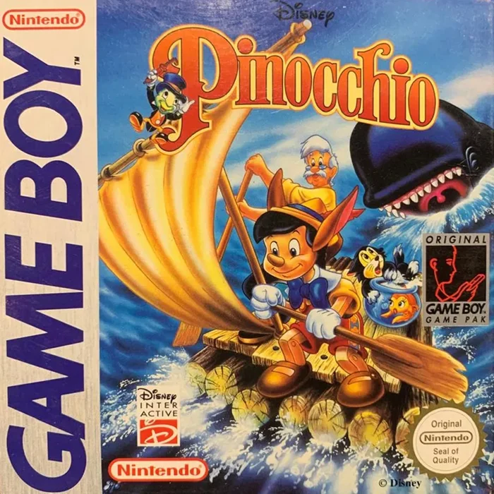 Jaquette de Pinocchio sur Game Boy