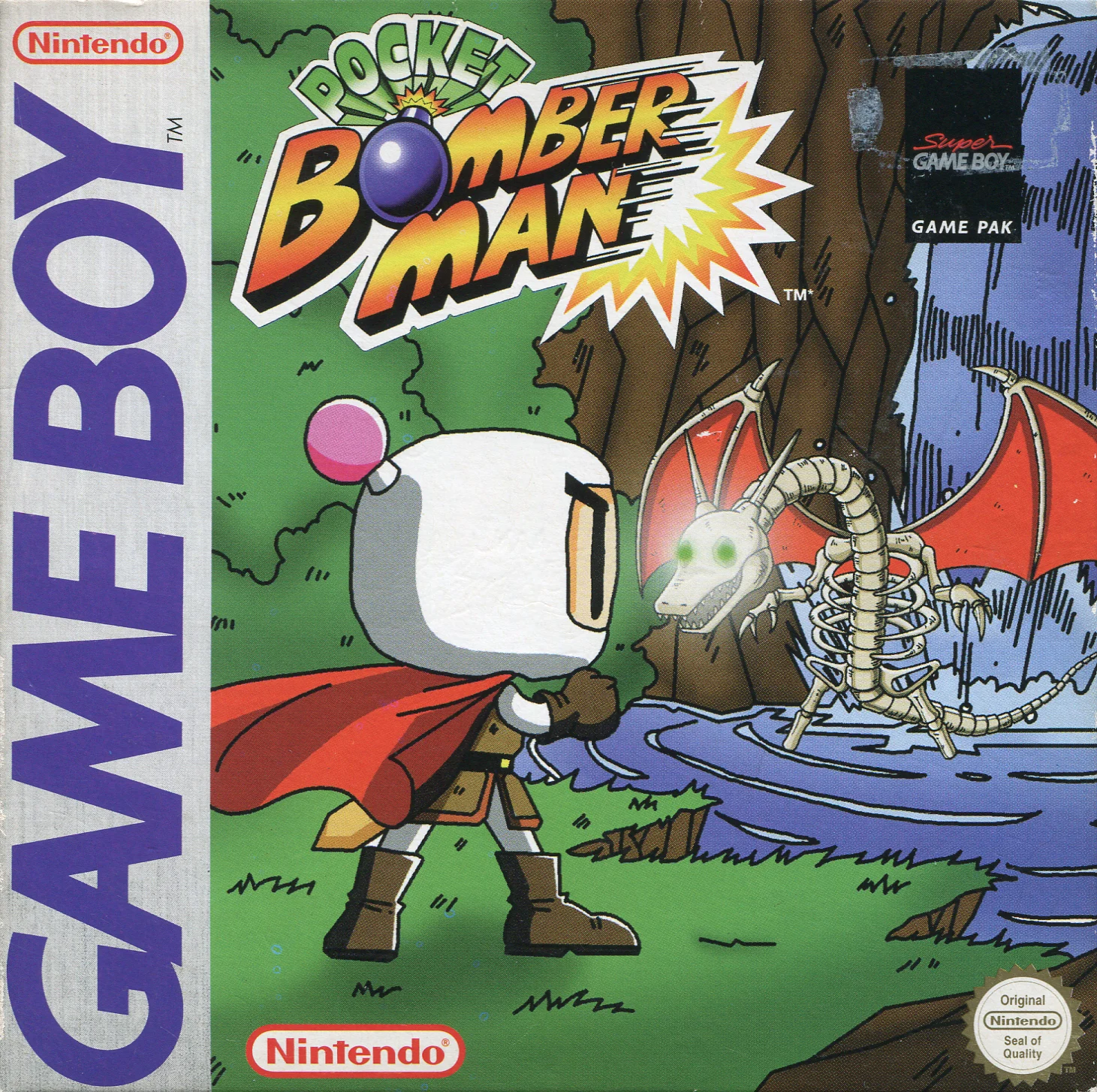 Jaquette de Pocket Bomberman sur Game Boy