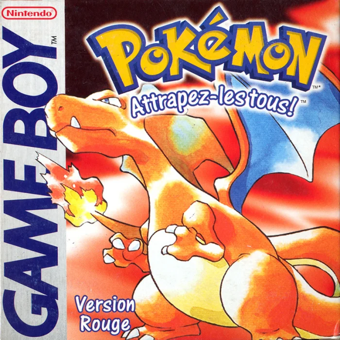 Jaquette de Pokemon Version Rouge sur Game Boy