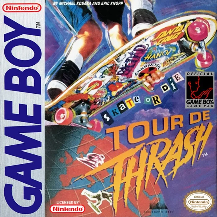 Jaquette de Skate or Die Tour de Thrash sur Game Boy