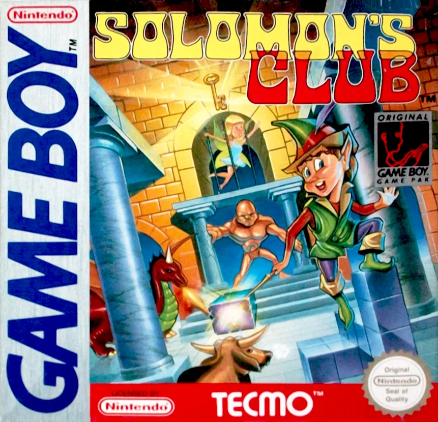 Jaquette de Solomons Club sur Game Boy