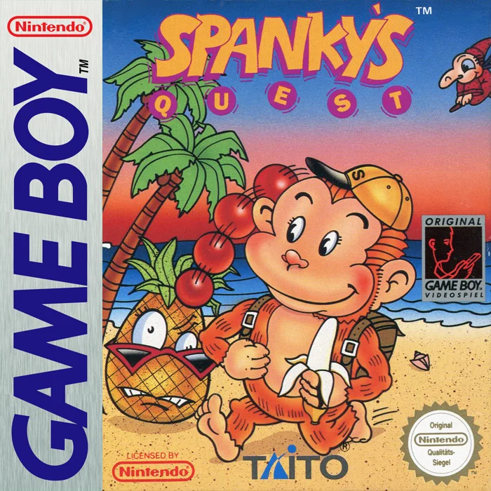 Jaquette de Spankys Quest sur Game Boy