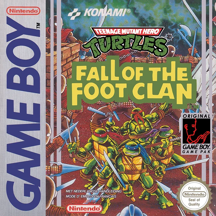 Jaquette de Teenage Mutant Hero Turtles Fall of the Foot Clan sur Game Boy