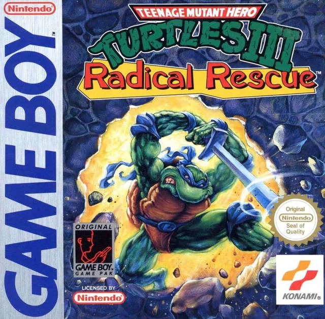 Jaquette de Teenage Mutant Hero Turtles III Radical Rescue sur Game Boy