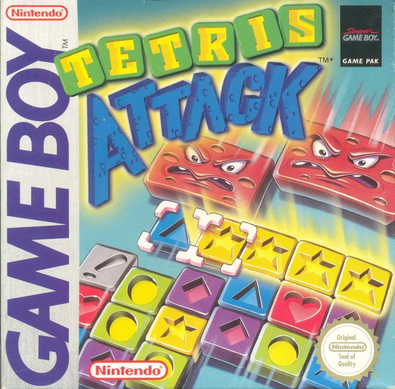 Jaquette de Tetris Attack sur Game Boy
