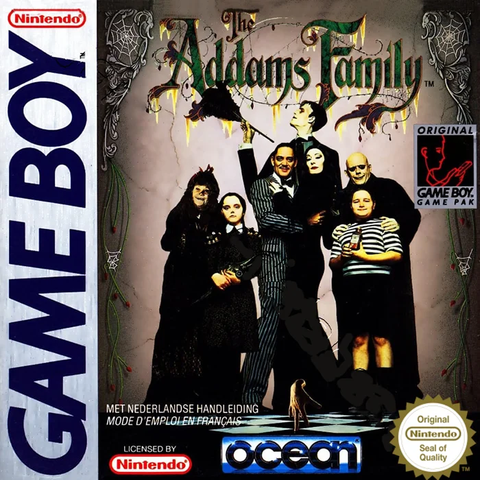 Jaquette de The Addams Family sur Game Boy
