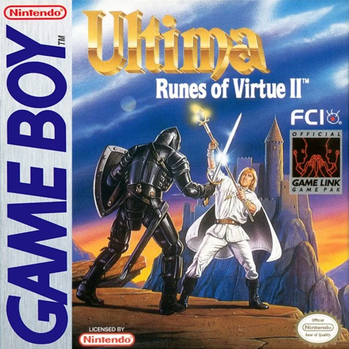Jaquette de Ultima Runes of Virtue II sur Game Boy
