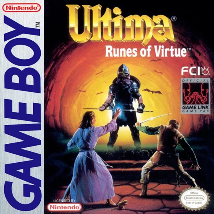 Jaquette de Ultima Runes of Virtue sur Game Boy