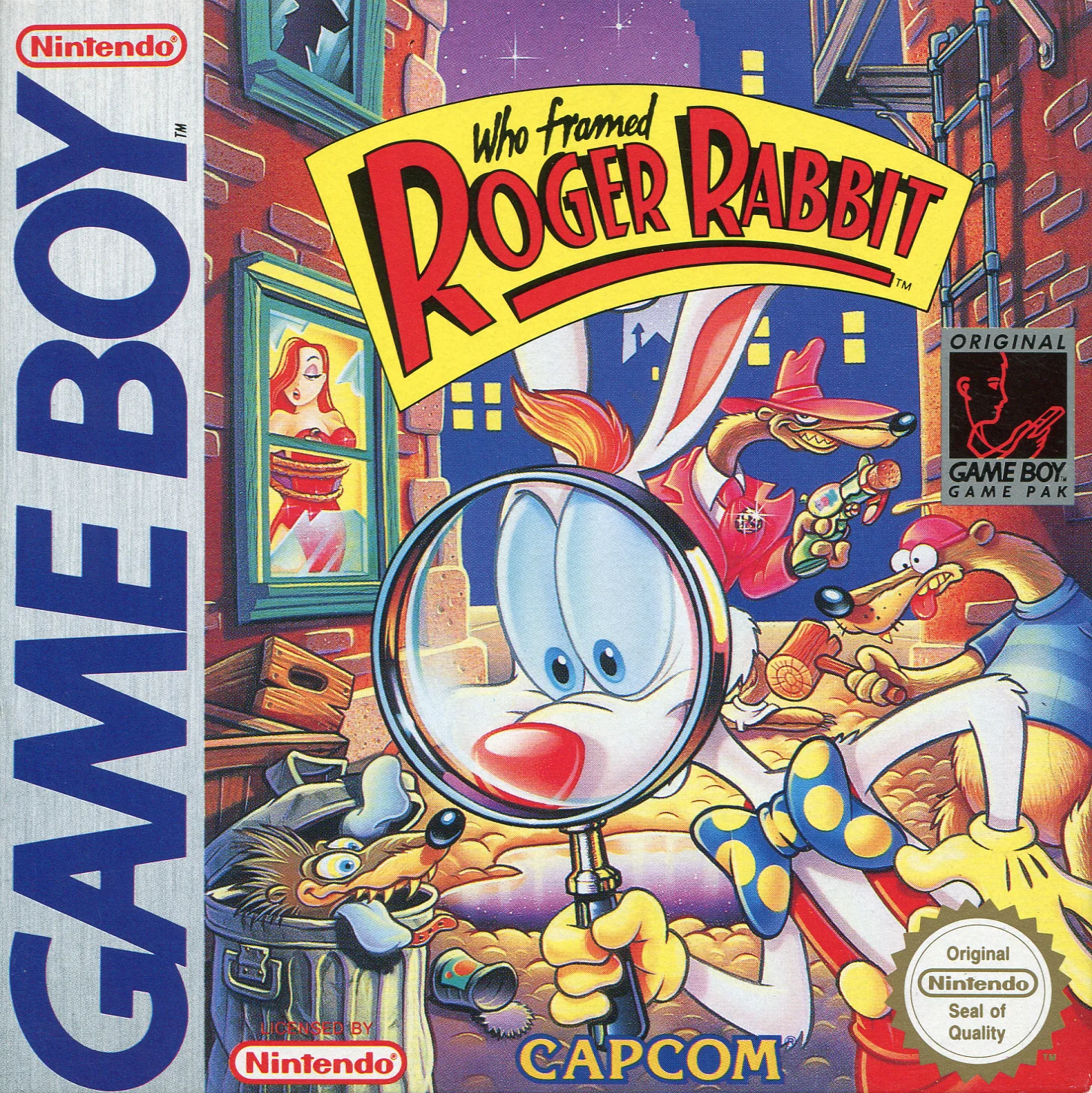 Jaquette de Who Framed Roger Rabbit sur Game Boy