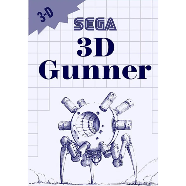 Jaquette de 3D Gunner sur Master System