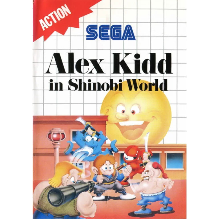 Jaquette de Alex Kidd in Shinobi World sur Master System