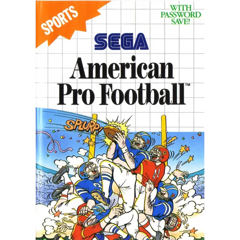 Jaquette de American Pro Football sur Master System